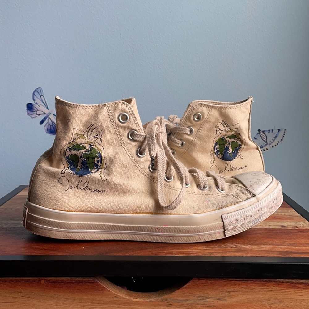 John Lennon Converse High-Top Sneakers